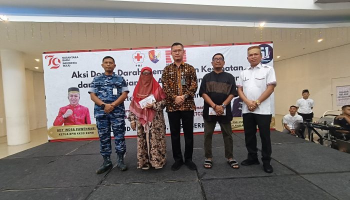 Pemko Tanjungpinang Apresiasi Kegiatan Donor Darah KKSS Kepri dan Lanud RHF