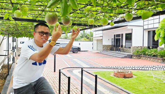 Ketua BPW KKSS Kepri Ady Indra Pawennari Perkenalkan Keindahan Markisa sebagai Kanopi Hidup yang Menyejukkan